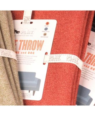 Luxe Throw: Twill - Papaya