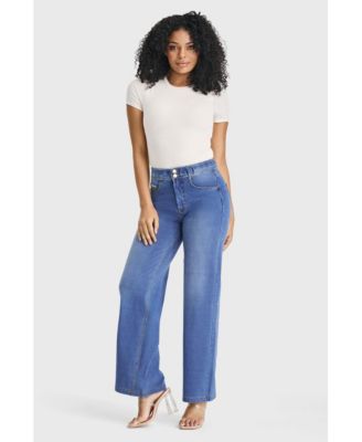 Women's High-Rise Shaping Wide Leg Jeans