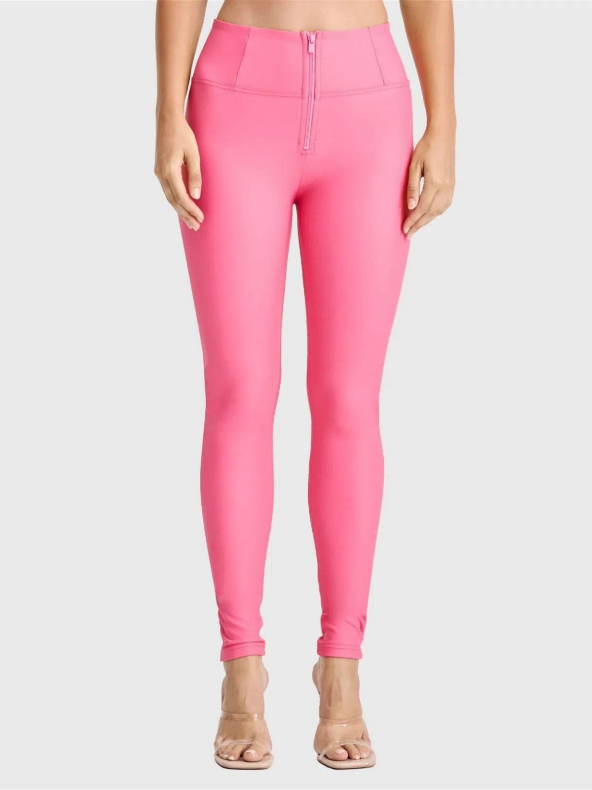 Women's Wr.up Faux Leather Pants - Pink