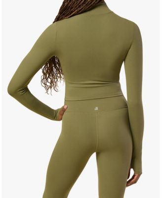 Women's Cropped Active Zip-up Jacket