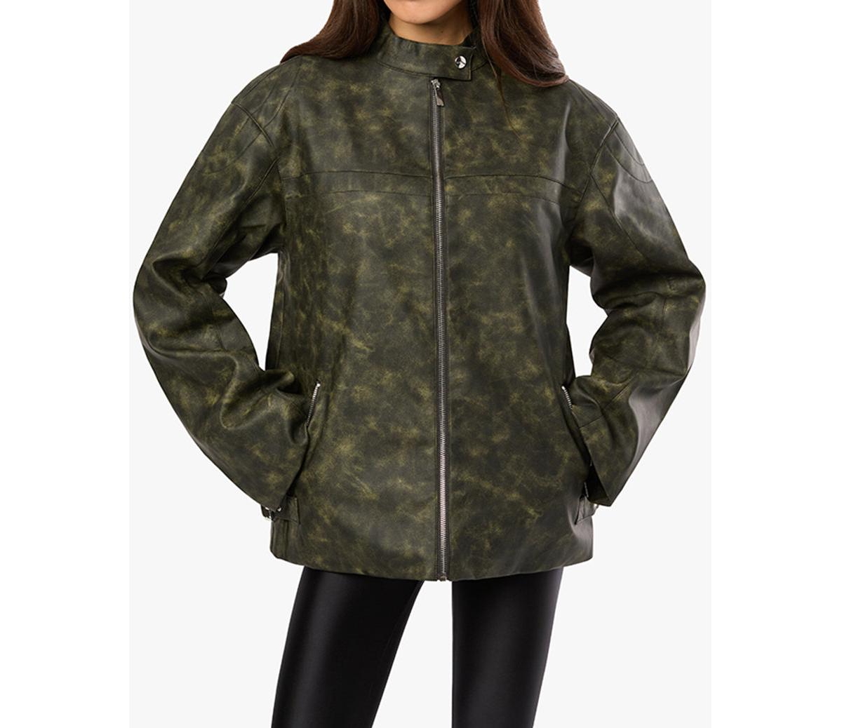 Women's Vintage Patina Jacket - Black/dark grey