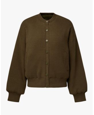 Мы знали, что такое женский пуховик из кабельной вязки