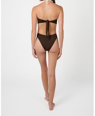 Women's Rope Tie Halter Bikini Top