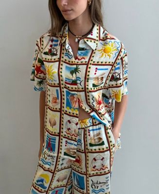 Women's Short Sleeve Dad Shirt