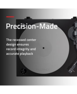 Acrylic Platter Mat for Turntables – Reduces Vibrations, Antistatic, Precision Machined, Compatible with 12" Record Players