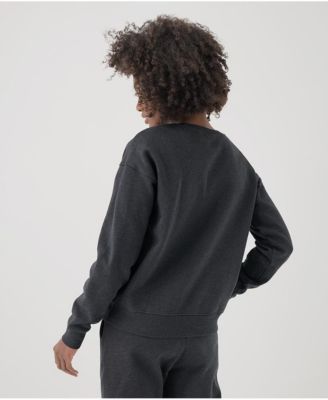 Women's Organic Cotton Cloud Brushed Fleece Crew Sweatshirt
