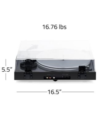 RT85 High-Fidelity Vinyl Turntable with Ortofon 2M Blue Cartridge, Acrylic Platter, Speed Control, and Vibration Isolation