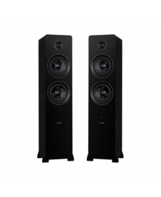 Ai81 Powered 2-Way Floorstanding Tower Speakers with 150W Built-in Amplifier for TV, Turntable, PC and Bluetooth