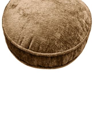 Delmonico Chenille Decorative Pillow, 16" Round