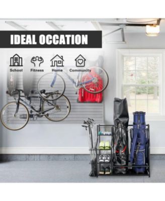 Golf Storage Garage Organizer and Other Golfing Equipment Rack