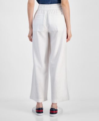 Женская туника с пышным цветочным принтом и широкие брюки от Tommy Hilfiger