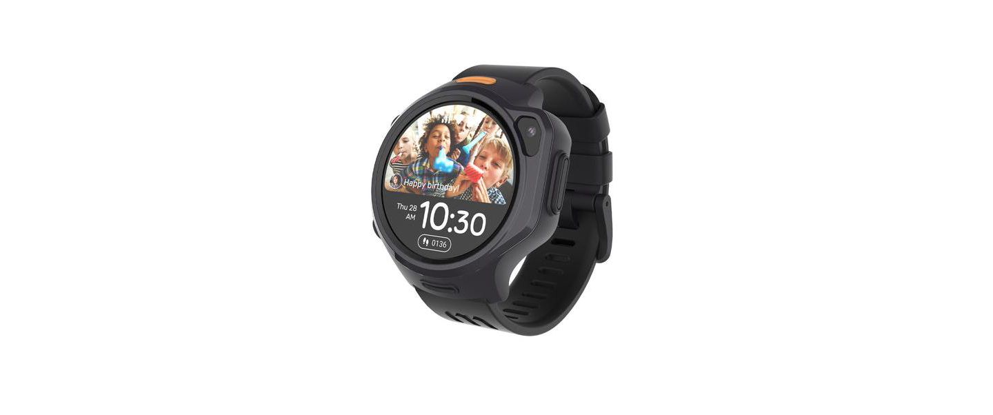 Детские часы myFirst Fone R2 Kids Smartwatch with eSIM, Amoled 1.3'', Video Calls, Messaging, GPS, Sos, School Mode, Music Player, цвет: Фиолетовый — фото 1