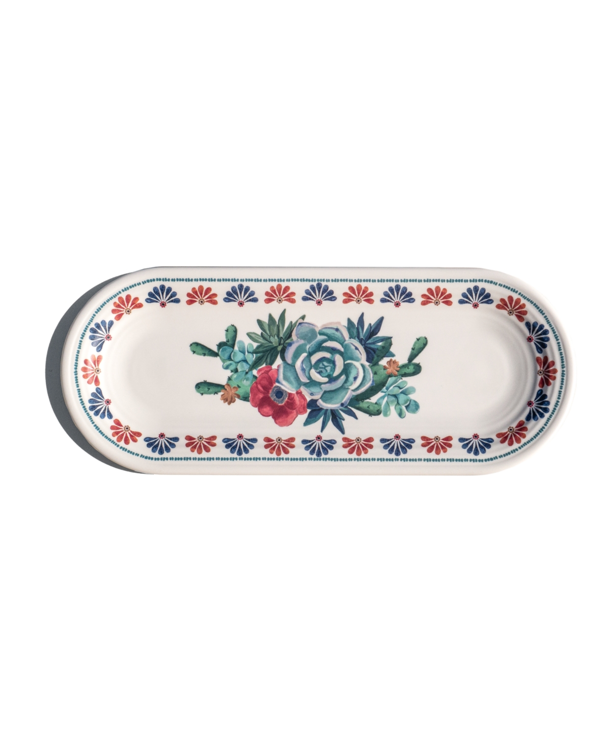 Desert Succulent Sandwich Tray - Cream