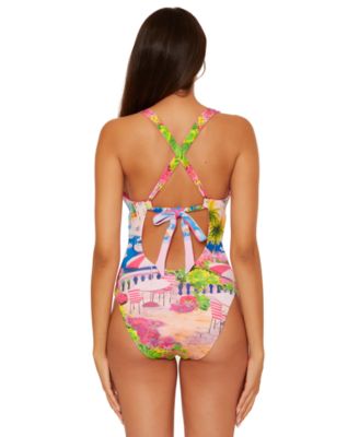Women's Positano Reversible Textured One-Piece Swimsuit