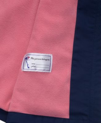 Girls Ripstop Fleece Lined Windbreaker