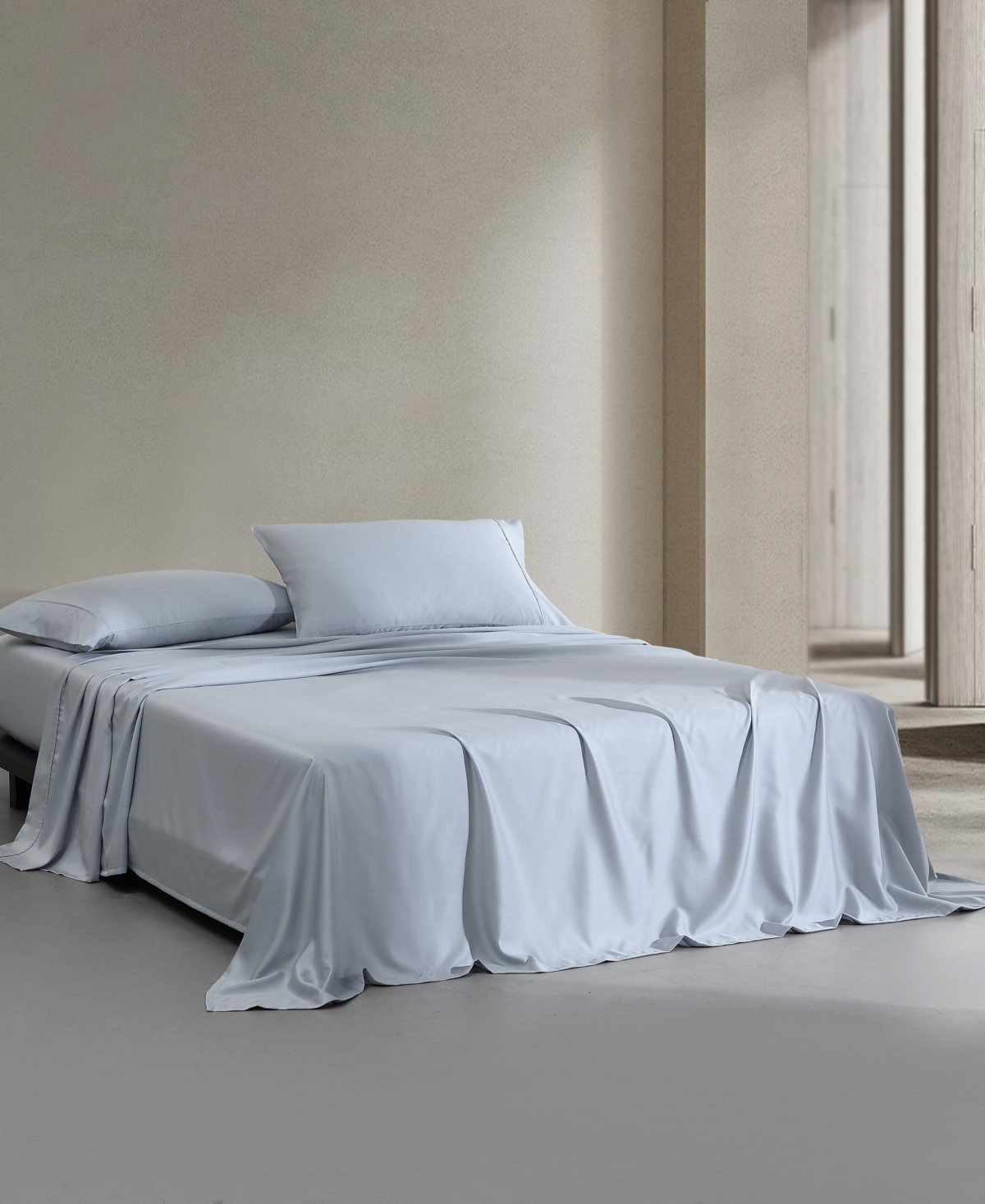 Calvin Klein Rekoop Solid 400-thread Count Sateen 4-pc. Sheet Set, King