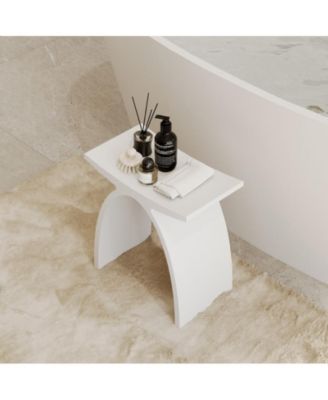 Freestanding Solid Surface Bathroom Shower Stool