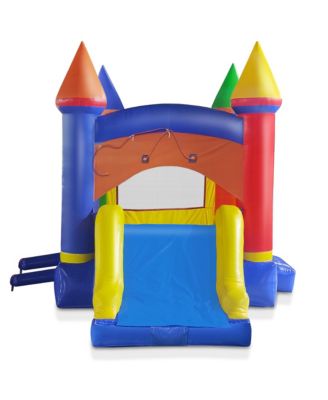 Commercial Inflatable Bounce House with Water Slide and Misting System