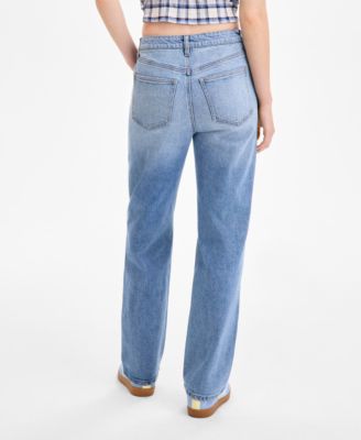 Juniors' Straight-Leg Jeans