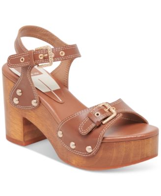 Dolce Vita - Women's Yandy Buckle Platform Ankle-Strap Dress Sandals