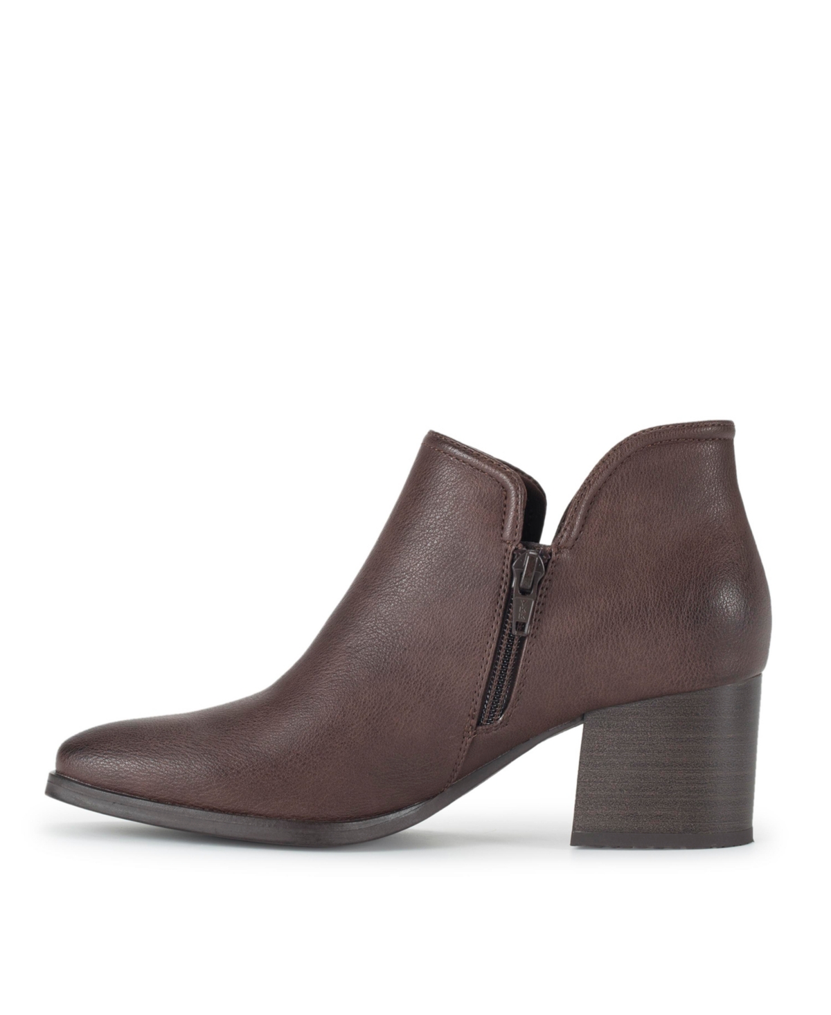 Baretraps Women's Tristen Block Heel Ankle Booties In Dark Brown
