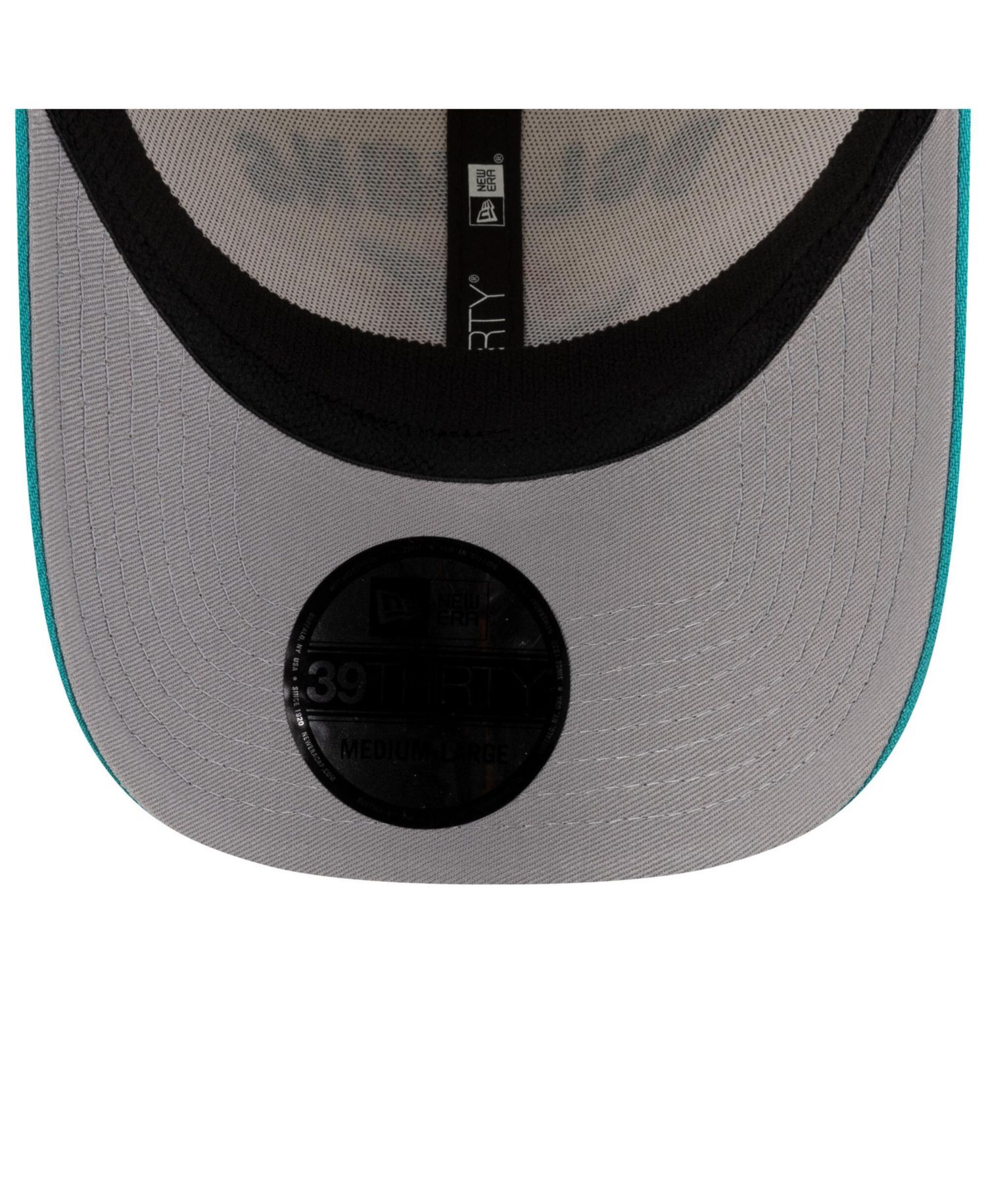Men's Cream/Aqua Miami Dolphins 2025 NFL Draft 39THIRTY Flex Hat