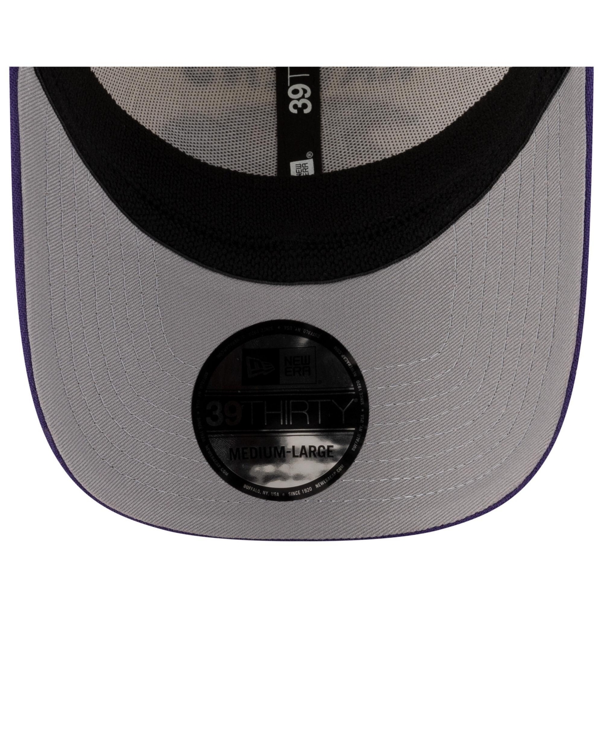 New Era Men's Cream/purple Baltimore Ravens 2025 Nfl Draft 39thirty Flex Hat In Cream,purple
