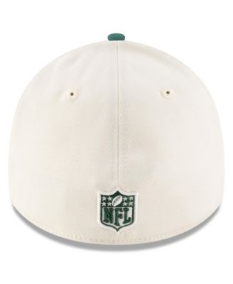 Men's Cream/Green New York Jets 2025 NFL Draft 39THIRTY Flex Hat