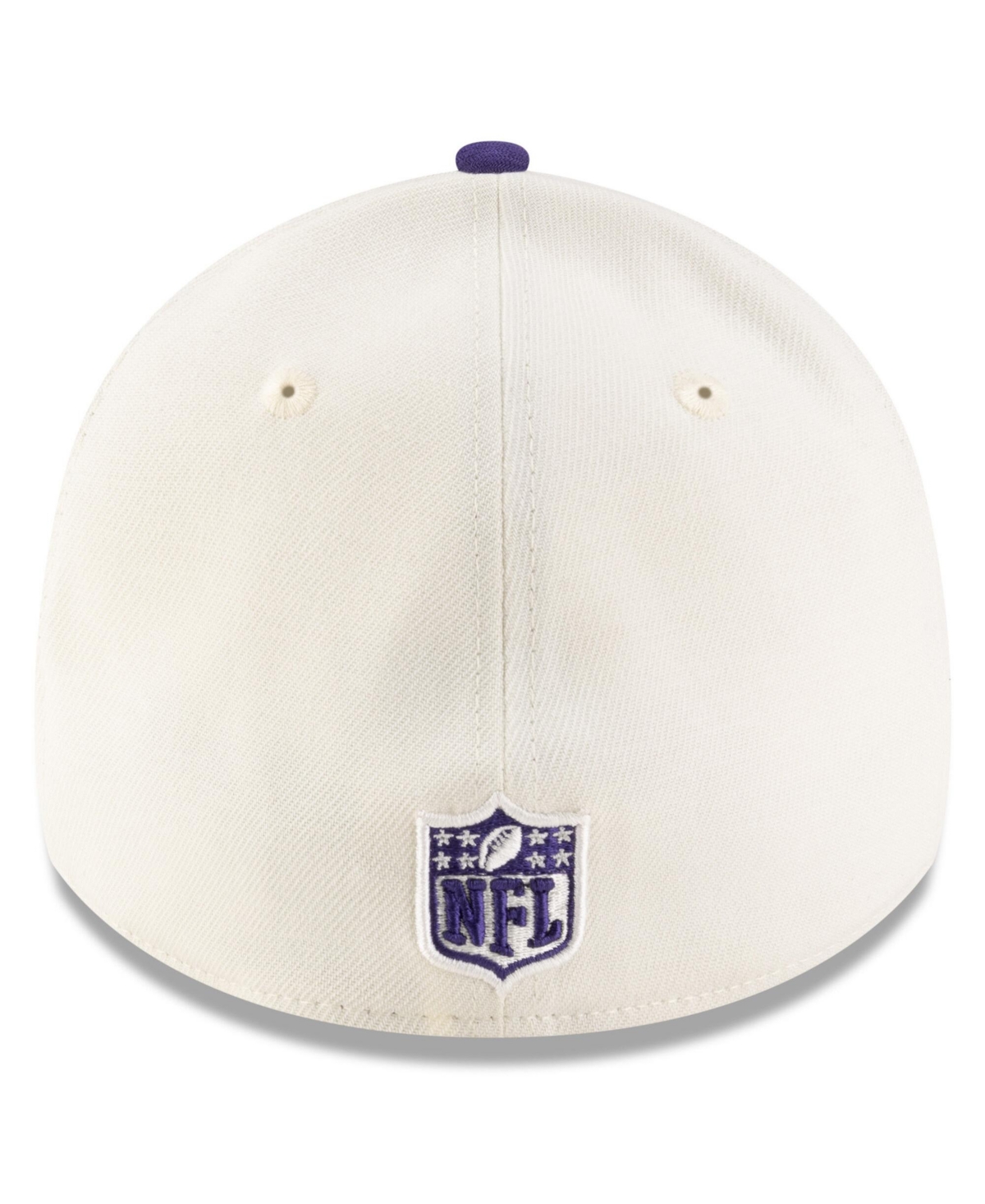 New Era Men's Cream/purple Baltimore Ravens 2025 Nfl Draft 39thirty Flex Hat In Cream,purple