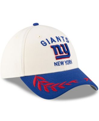 Men's Cream/Royal New York Giants 2025 NFL Draft 39THIRTY Flex Hat