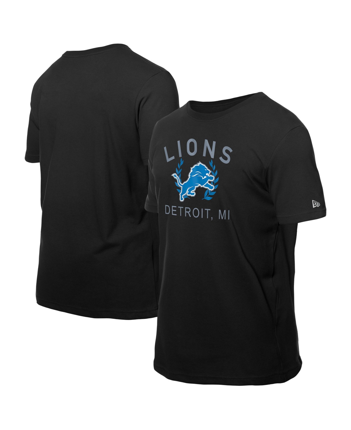 NEW ERA MEN'S BLACK DETROIT LIONS 2025 NFL DRAFT T-SHIRT 