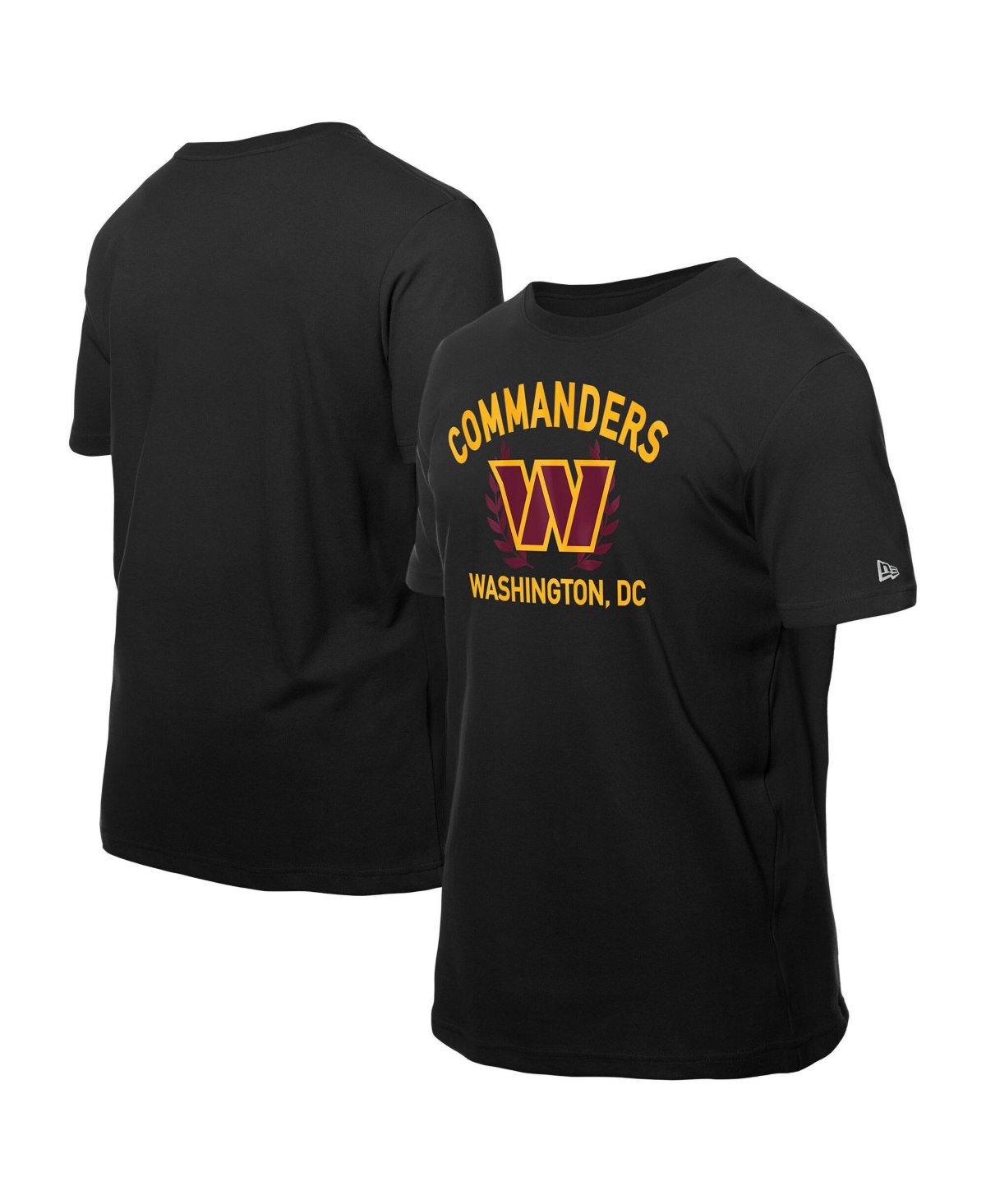 NEW ERA MEN'S BLACK WASHINGTON COMMANDERS 2025 NFL DRAFT T-SHIRT 
