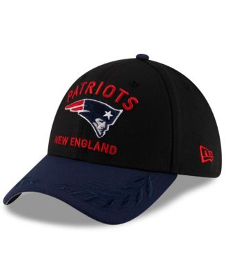 New Era - Men's Black/Navy New England Patriots 2025 NFL Draft 39THIRTY Flex Hat