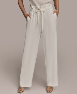 Donna Karan New York - Women's Tie Waist Wide-Leg Pants