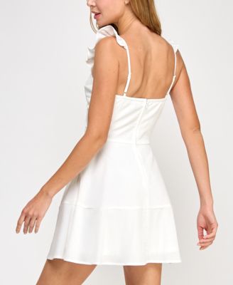 Мини-платье с развевающимися рукавами от Trixxi Juniors