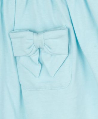 Baby Girls Tank Dress with Pockets & Headband, 2 Piece Set