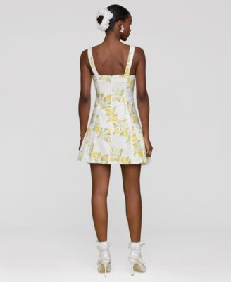 Женское мини-платье без рукавов с принтом Avec Les Filles