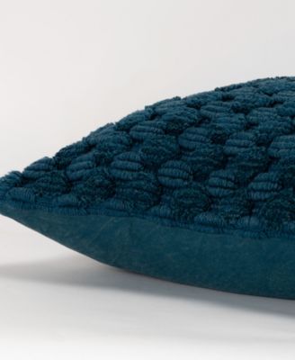 Modern Industrial Geometric Woven Decorative Pillow, 20" x 20"