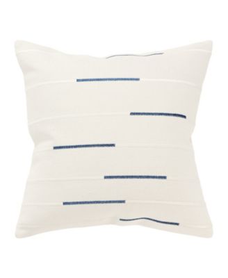 Glam Striped Woven Decorative Pillow, 20" x 20"