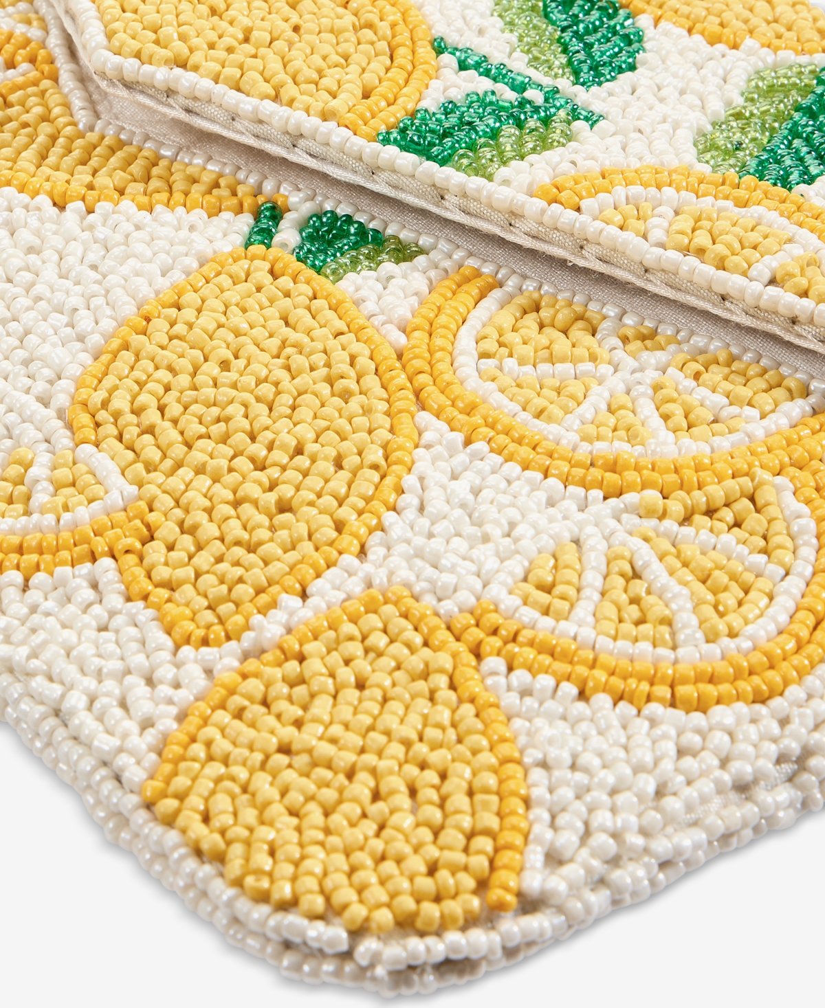 On 34th Hand Beaded Envelope Clutch, Exclusively At Macy's In White