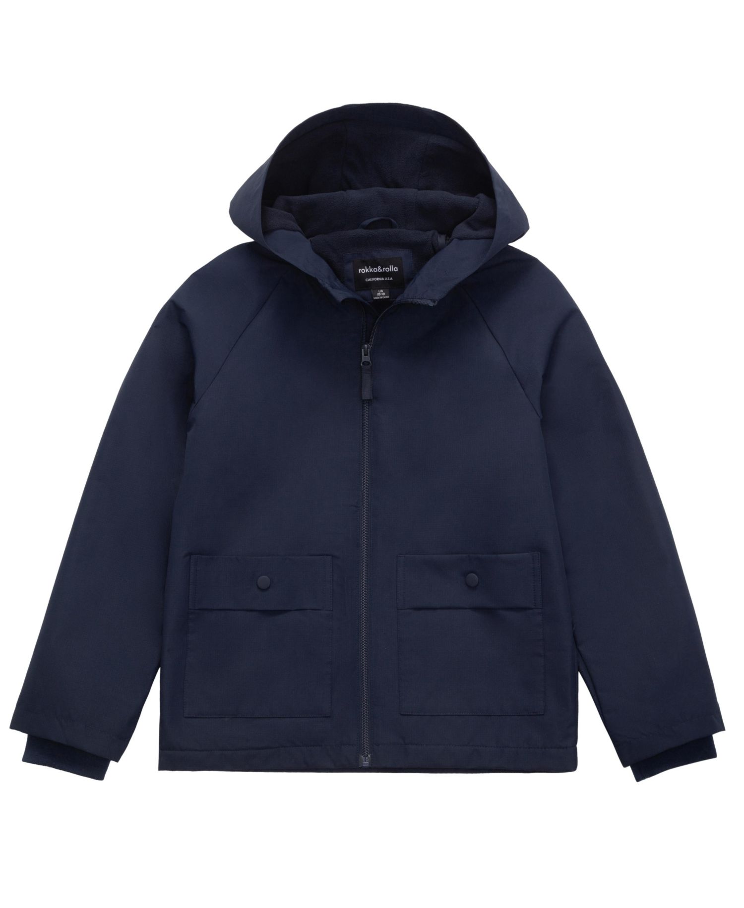 Boys Ripstop Fleece Lined Windbreaker