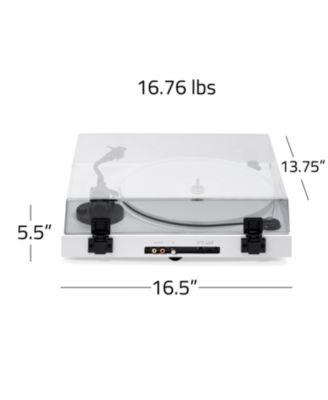RT85 High-Fidelity Vinyl Turntable with Ortofon 2M Blue Cartridge, Acrylic Platter, Speed Control, and Vibration Isolation