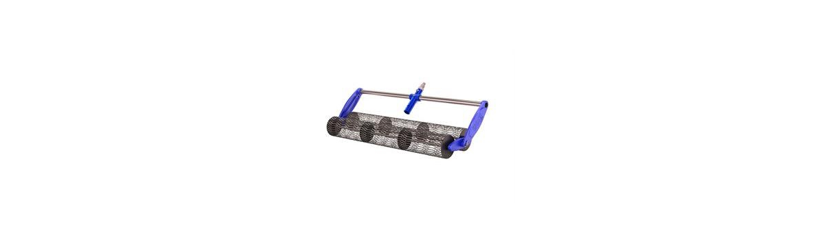 12-123 Rolling Tamper - 36-inch - Blue
