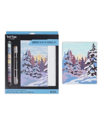 Acrylic Paint-By-Number Kit - Winter Wonderland