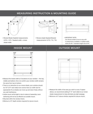 Basketweave Room Darkening Cordless Roman Shade, Single Panel for Bedroom, Thermal Insulated Window Blind Treatment for Living Room, Width 35 length 64 inches, Taupe Window Panel