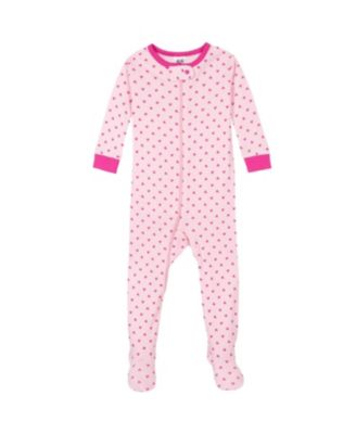 Toddler Girls 4-Pack Snug Fit Footed Cotton