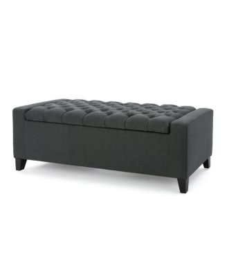Tufted Upholstered Storage Ottoman Bench with Lift-Top and Versatile Seating for Bedroom or Living Room-The Pop Home