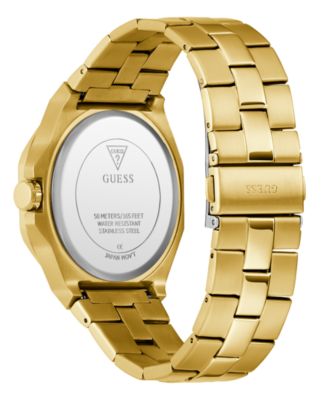 Men's Analog Gold-Tone Stainless Steel Watch, 42mm