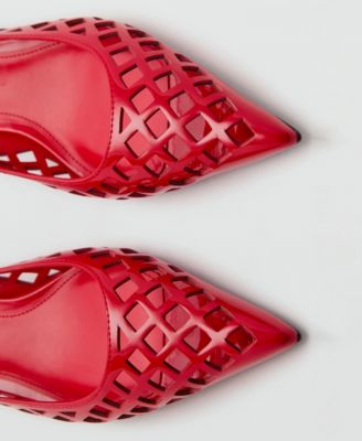 Women's Die-Cut Kitten Shoes