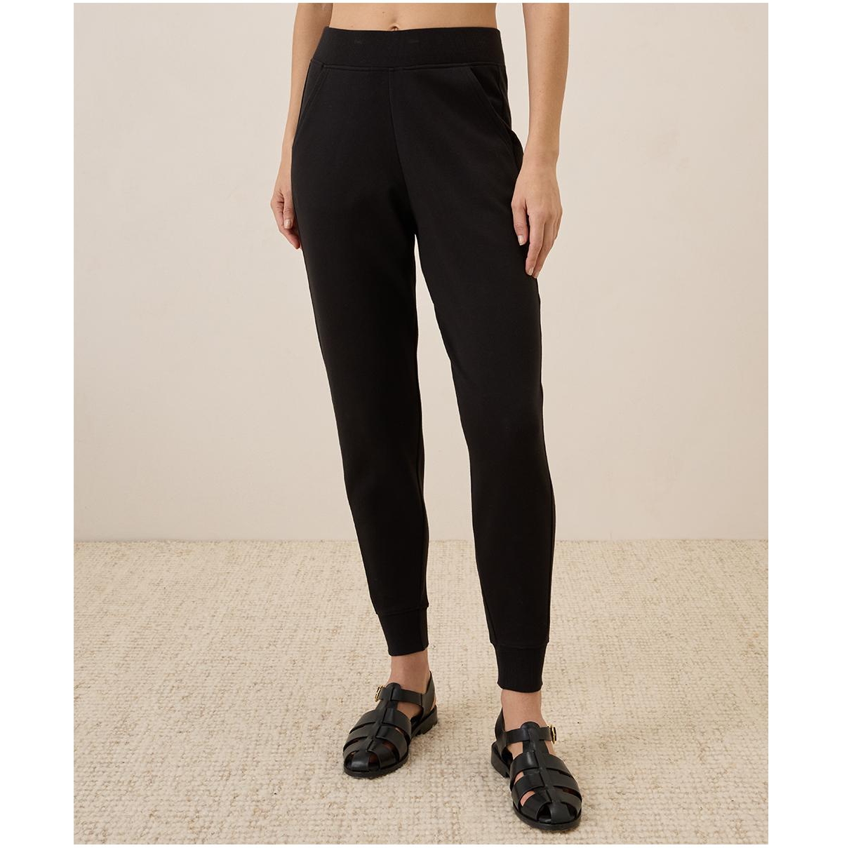 Women's Organic Cotton Airplane Jogger - Midnight blue